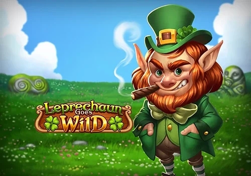 Tela do jogo Leprechaun Goes Wild mostrando símbolos mágicos e duendes